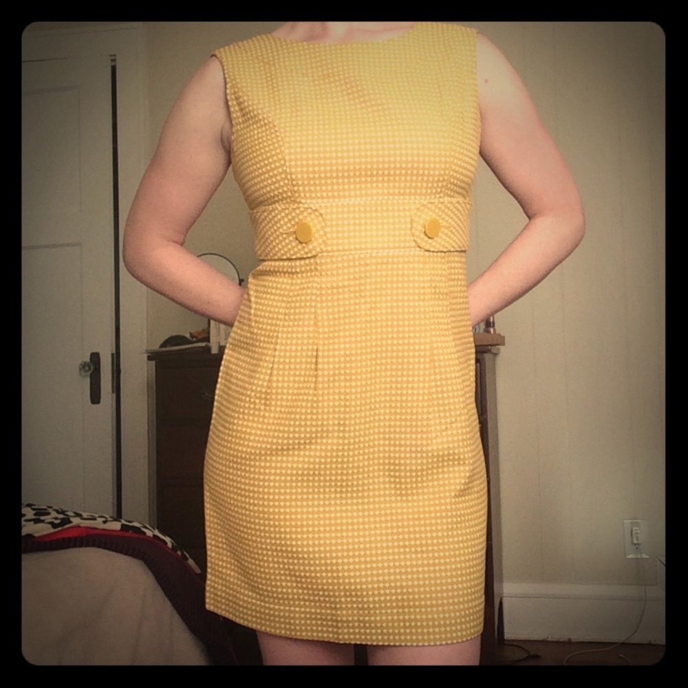 Mustard Sheath Minidress